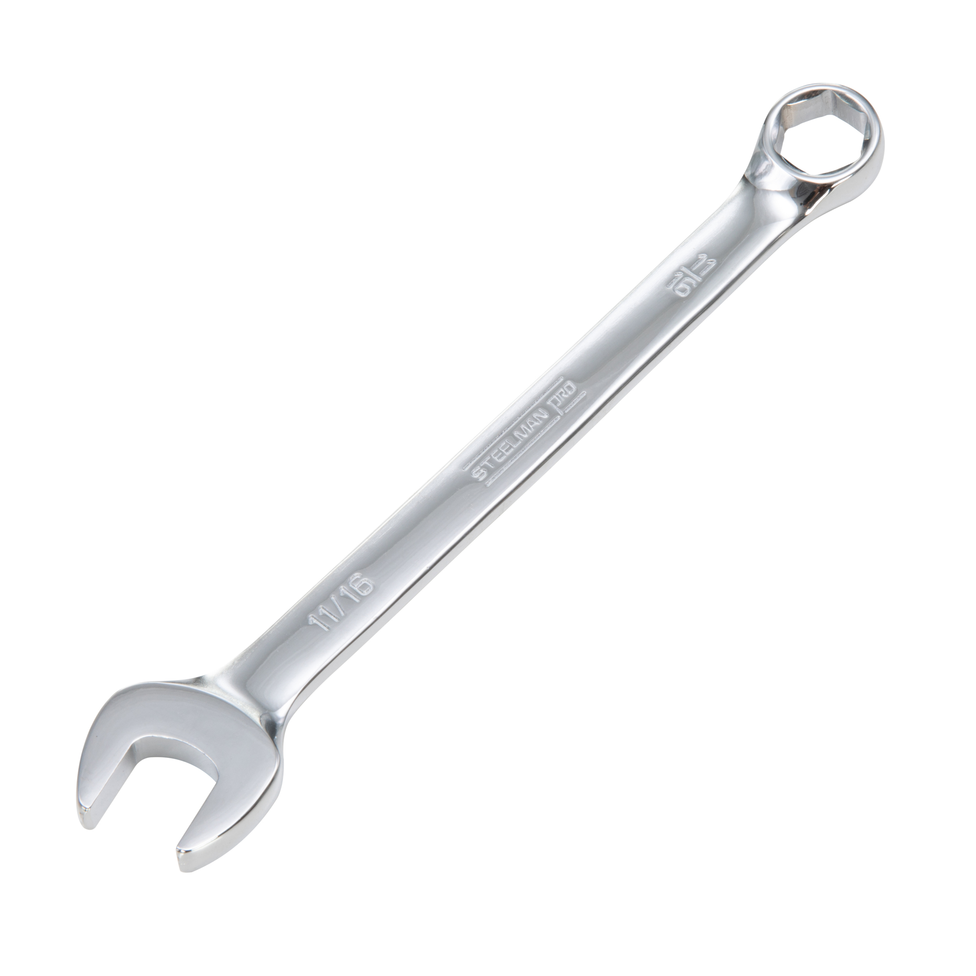 STEELMAN PRO 11/16-Inch Combination Wrench with 6-Point Box End, Model# 78356